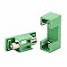 Ruiwaer 12pcs Green 5X20 Temperature Resistant Flame Retardant Fuse Holder Industrial Remote Control Fuse Holder Printed Circuit Board Mounting
