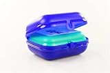 Original Tupperware TUPPERWARE To Go Twin blau Größe 3 + türkis Lebkuchen Größe 2 Brotdose Behälter FBA 17618