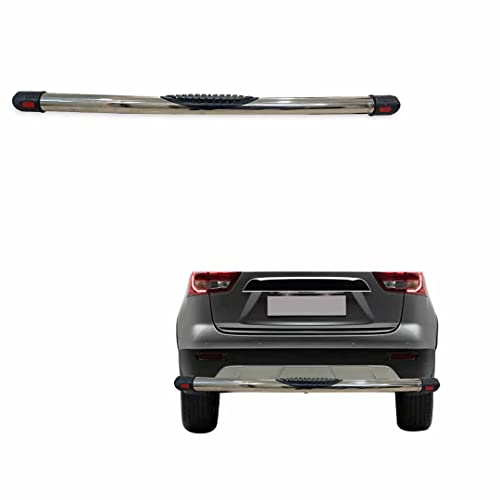 Image of Stainless Steel High Gloss Safety Rear Bumper Protector for Maruti Suzuki Vitara Brezza