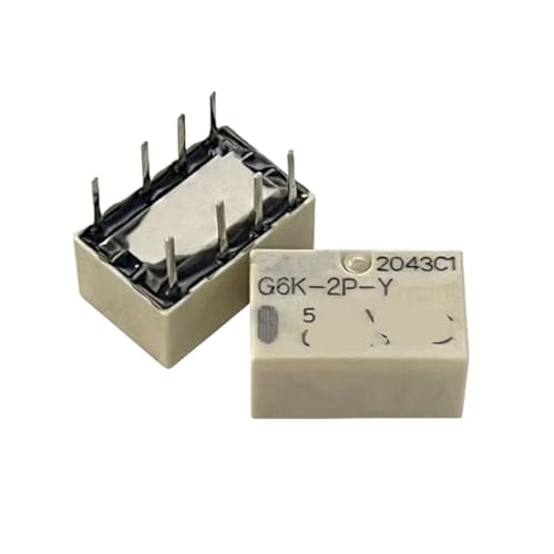 Relais G6K-2P-Y Commutation Signal Stable 5V à 8 Broches en Lot de 20 Unités