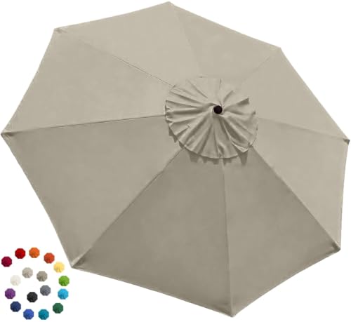 EliteShade USA 9ft Replacement Covers 8 Ribs…