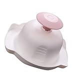 VOSAREA Fingerschutz zum Schneiden von Lebensmitteln Gemüseschneidehalter aus Kunststoff Küchenhobel Handschutz für Mandoline und Reibe Pink Glatte Oberfläche Leicht zu Reinigen