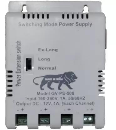Chargeworld The CCTV SMPS (Switched-Mode Power Supply) is a multiport Power Supply Unit specifically Designed for CCTV Camera Systems_M1