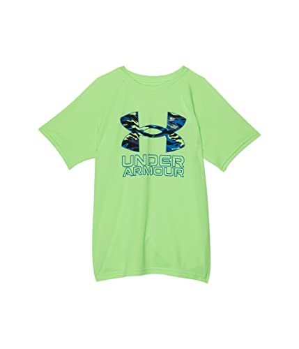 Image of Under Armour Boys' Tech Hybrid Printed Fill Short-Sleeve T-Shirt