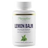 Paradise Herbs Lemon Balm Extract, Super Potent, Ultra Pure, Vegan, Non-GMO, Gluten Free, 60 Vegetarian Capsules