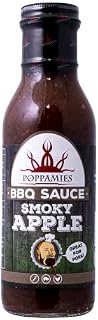 Poppamies Cherry & Cola BBQ Sauce - American Style Barbecue Sauce for Pork and Beef - Ideal for Ribs and Burgers - Baste on the Food at the end of Grilling - 385g