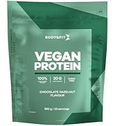 Body &amp; Fit Vegan Protein Protein Shake - Chocolat Noisette - Poudre de protéines végétaliennes - ...