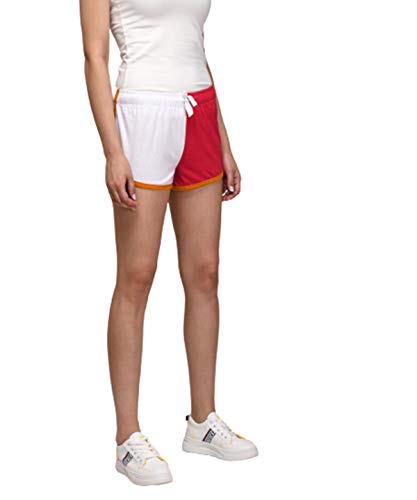 Image of KOTTY Cotton Lycra Multicolored Solid Women Night Short - Pack of 2