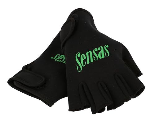 Gants mitaines Sensas néoprène souple 57815 taille L matériel de pêche