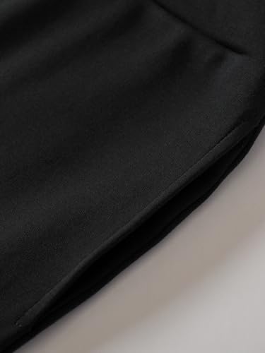 Women's Petite Knit Pants Pull On with Pockets4