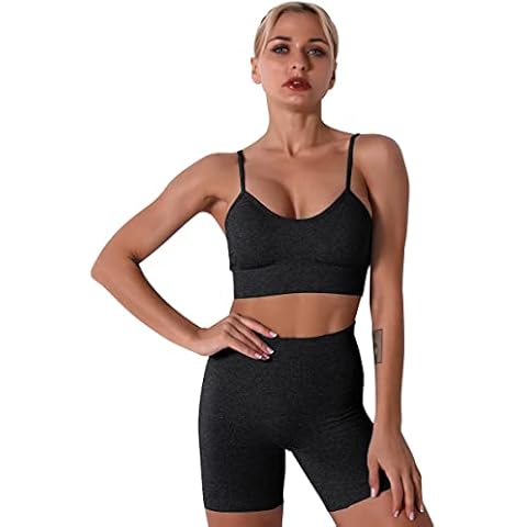 IDOPIP Women's 2 Piece Seamless Gym Set Cover