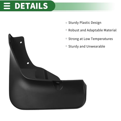 Image of Motoforti Mud Flaps Splash Guards Mud Guards for Lincoln Nautilus 2023-2024 W /Mount Accessories