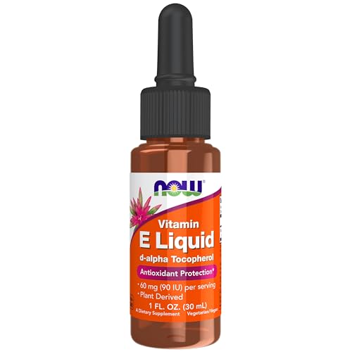 NOW Foods Supplements, Natural Vitamin E Liquid (D-Alpha Tocopherol), Antioxidant