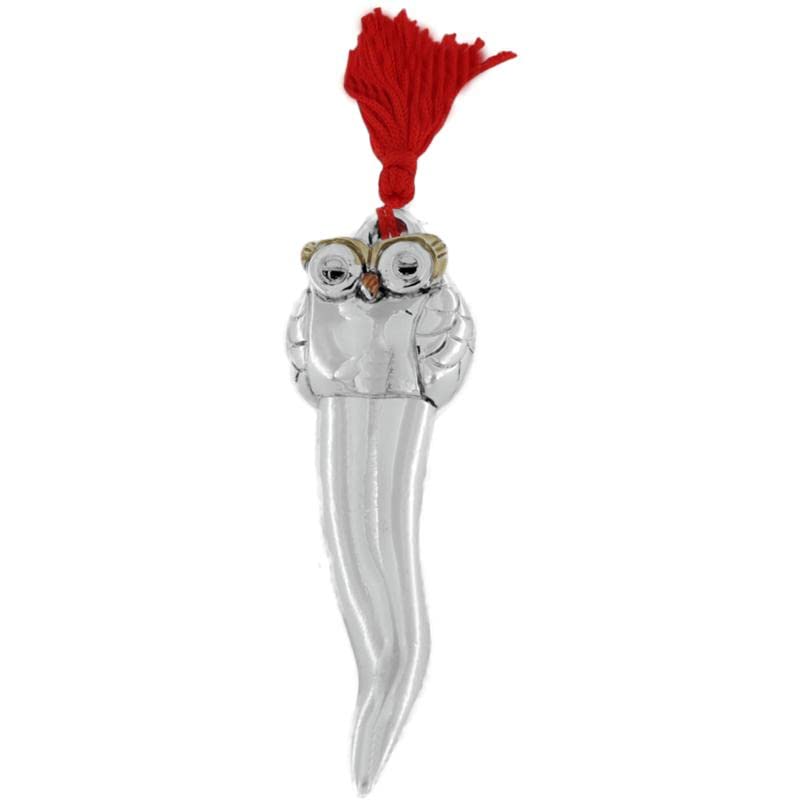 Statue Corne avec Hibou Generico 858 porte-bonheur en résine pour décoration maison
