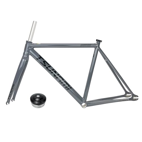 700C ŒMA]ԃt[Zbg 49/52/55/58CM Cu[L A~ [VOgbNoCNt[ NCbN[X 100/120mm oCNt[ tH[Nt(Grey,55cm)