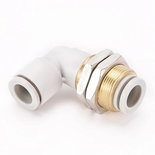 Raccord pneumatique rapide droit KQ2LE-06-00, connecteur cloison tuyau air 6 mm