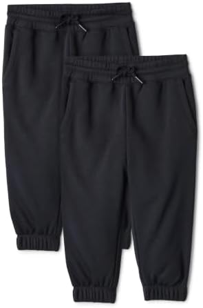 Amazon Essentials Jungen Baumwoll-Jogginghosen, 2er Pack