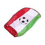 Adorainbow Atmungsaktives Fußballtrikot für Hund und Katze aus Leichtem Stoff mit Ärmellosem Schnitt im Italien Flag Style für Sportliche Haustiere