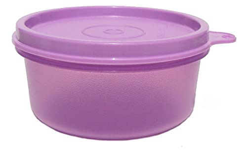 Tupperware 7 Ounce Snack Serving Bowl Sheer Daisy Purple