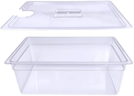WELKOR Sous Vide Container with Lid,Sous Vide Cookers Compatible with Anova, Joule, Nano, Wancle, Instapot,Perfect for Chicken, Beef,Parties and Professionals (26 qt without rack)