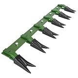 46' Bucket Tooth Bar, Heavy Duty Tractor Bucket Teeth for Sub-Compact Tractor & Skid Steer, No-Drill Installation for Efficient Soil Excavation and Bucket Protection