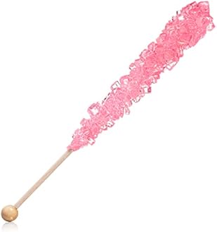 Candy Envy - Mermaid Rock Candy Sugar Sticks - 10 Individually Wrapped Treats - Pink, Light Blue, Lavender Party Favors