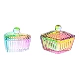 Boîte à cristaux pour ongles : rangement pratique, facile à transporter et très pratique, idéale pour les salons de manucure
