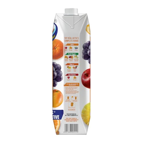 Image of Real Activ, Mixed Fruit, 1L (Pack of 6).