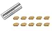 Accusize Industrial Tools GTN-4 Tin Coated Carbide Grooving Parting Inserts, 10 Pcs/Box, 6103-2004x10