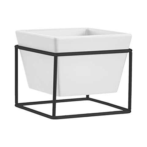 Amazon Basics - Macetero de mesa cuadrado Cover