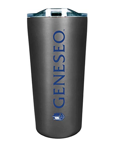 The Fanatic Group SUNY Geneseo Univ Double Walled Soft Touch Tumbler, Design-1 - Silver