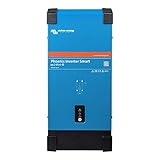 Weitere programmierbare Parameter / Abrufbar per App: Ausgangsspannung: 210 - 245V --- Frequenz: 50 Hz od. 60 Hz --- Alarm-Relais --- Ein- und Ausgangsspannung, Last u. Alarme --- alle Paremeter können per VE.Direct USB Interface am PC konfiguriert werden