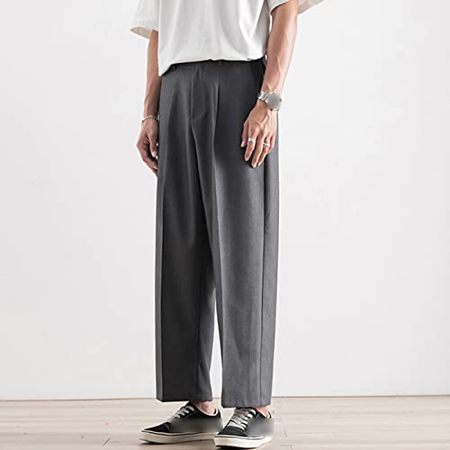 Pantalones rectos cortos finos de verano para hombre miniatura 2
