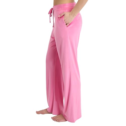 Image of Juicy Couture Women's Velvet Fleece Lounge Pajama Pant with Rhinestones