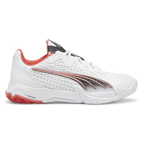 PUMA Mens Nova Elite Court Pickleball Pickleball Sneakers Shoes - White - Size 8.5 M
