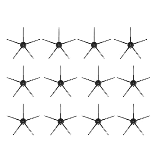 Arms �z���C�g �u���b�N ���o�[ �V���R�� �T�C�h �u���V�ARoborock �ƌ݊�������AS7MaxV �V���[�Y�AS8 �V���[�Y�AS7 �V���[�Y�AS6 �V���[�Y�AS5 �V���[�Y(12pcs)