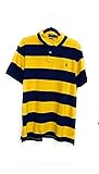 Ralph Lauren Polo para hombre – Grueso barra amarillo M