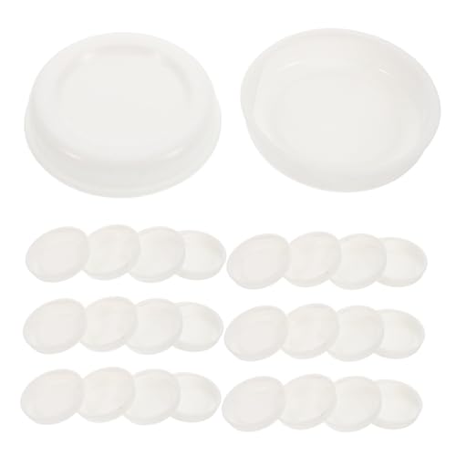 OSALADI Pcs Plastic End Cap Tubes for Cylindrical Paper Tube Mailer Storage Craft Projects