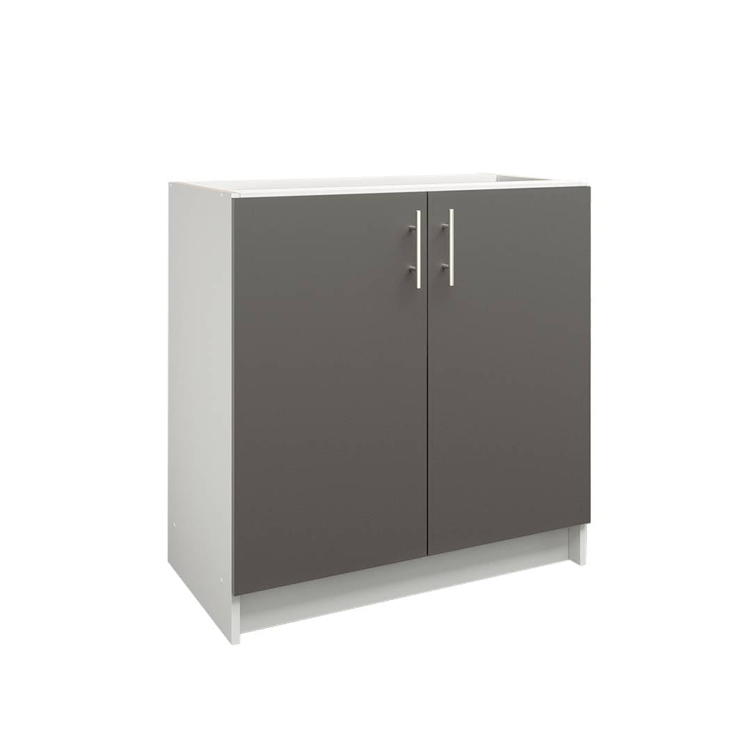 JD Greta Fixed Height 800mm Kitchen Base Cabinet Floor Unit (Without Worktop) โ Dark Grey Matt