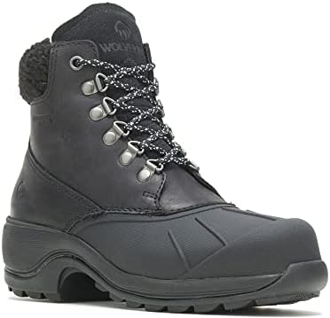 Wolverine Women's Frost Snow Boot, Black Leather, 11 | Image 1