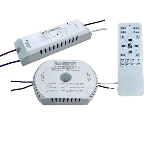 Transformateur LED haut de gamme alimentation ronde bicolore régulée 2.2A - 4