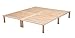 Produktbild Gigapur G1 26998 Bett | Lattenrost und Bettgestell | Birke Natur Schicht-Holz | Bettrahmen belastbar bis 195Kg | 180 x 200 cm (2 x 90 x 200 cm)