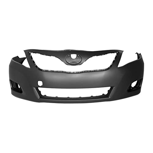 MBI AUTO - Primered, Front Bumper Cover Replacement Fascia for 2010 2011 Toyota Camry Sedan 10 11, TO1000357