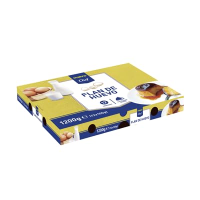 Flan de Huevo METRO Chef – Pack de 12x100g | Delicioso y Cremoso | Ideal para Postres y Repostería Gourmet (Refrigerado) (1 CAJA 12 UND.)