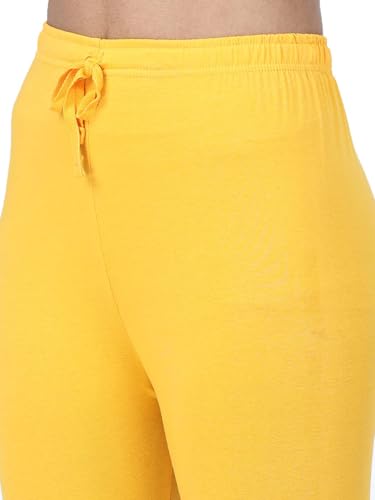 Image of Robinbosky Cotton Churidhar Leggings for Women - Stylish, Stretchable & Flattering Fit for All-Day Comfort