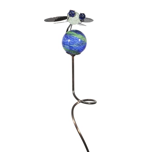 Echo Valley 4204 Illuminarie Dragonfly Stake Outdoor Décor for Yards and Gardens, Copper, 2.38 x 5.75 x 34.25 inches