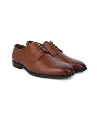 Image of ALBERTO TORRESI Hungary Series 607 Branded Sole Black Formal Shoes