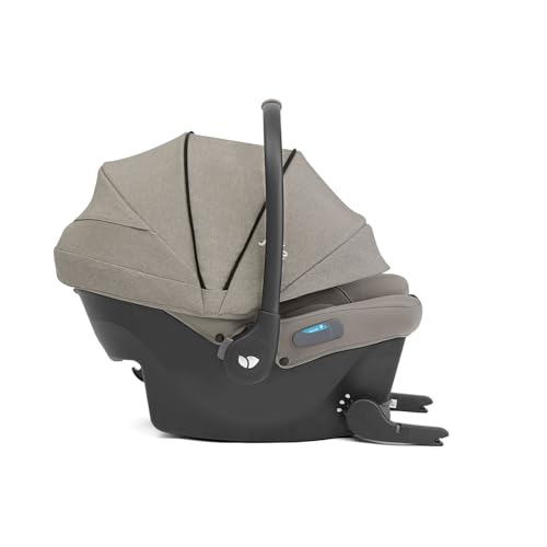 Image of Joie Baby, Mint Latch Baseless Infant Car Seat - Lightweight, Built-in Rigid Lower Anchor Attachments and Side-Impact Protection - No Base Installation Required, Travel-Friendly Design (Dove)
