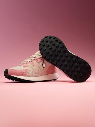 Image of The Souled Store Gelato: Women and Girls Low Top Sneakers | Trainer with Smooth Suede, Breathable Mesh & Cushioned EVA Sole