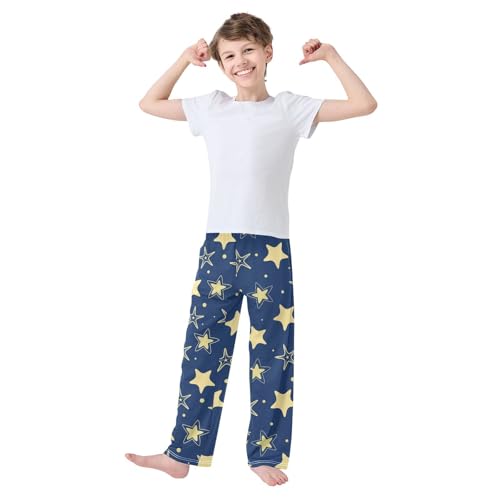 Boys' Pants Long Bottoms Jogger Pants Elastic Waist Trousers with Pockets S-XL2